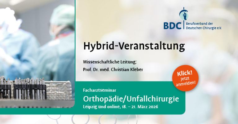 Facharztseminar Orthopädie/Unfallchirurgie
