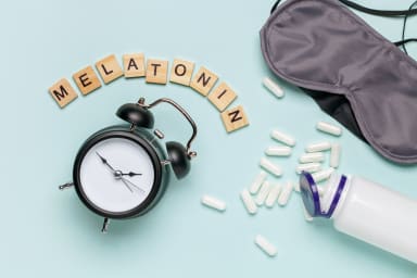 Einschlafhilfe Melatonin