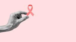 Rosa Schleife zur Brustkrebsawareness