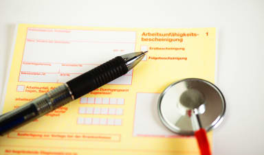 Arbeitsunfähigkeitsbescheinigung