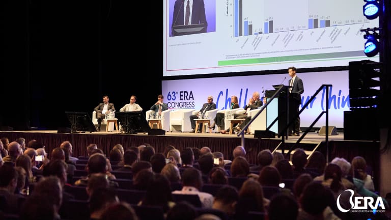 Foto der Late-Breaking-Clinical-Trials-Session beim ERA-Kongress