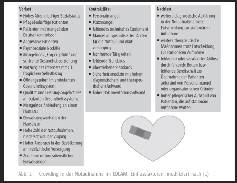 Crowding in der Notaufnahme: Faktoren und Lösungsansätze Crowding in der Notaufnahme: Faktoren und Lösungsansätze