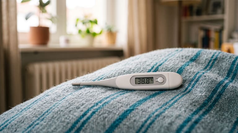 Thermometer mit erhöhter Temperatur