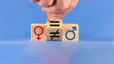 gender male and female