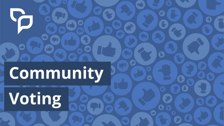 Community Voting Grafik