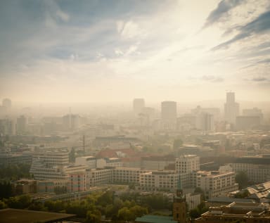 luftverschutzung skyline