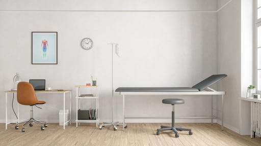 Leeres Behandlungszimmer