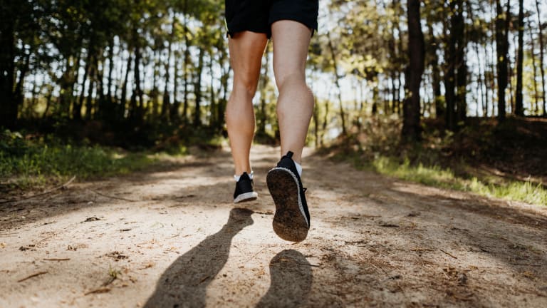 Jogging im Wald