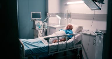 Kopfhaltung nach Schlaganfall